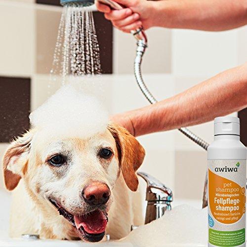 awiwa® Hundeshampoo& Katzenshampoo für langes Fell und Kurzhaar - 100% Bio - 2