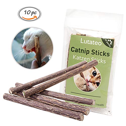 Lutateo Katzen Dental Chew Sticks, 10 Sticks