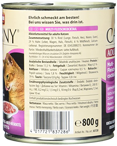 animonda Carny Adult Nassfutter, für ausgewachsene Katzen, verschiedene Geschmacksrichtungen - 5