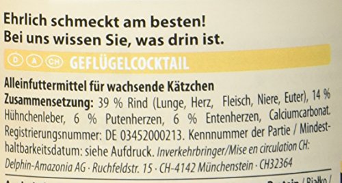 Animonda Katzenfutter Carny Kitten Geflügel-Cocktail, 6er Pack (6 x 200 g) - 4