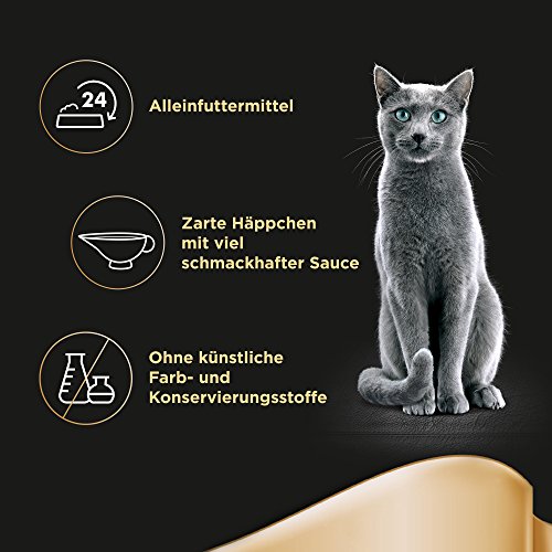 Sheba Adult Katzen-/Nassfutter Multipack, für erwachsene Katzen Sauce Lover in Sauce, 32 Schalen (32 x 85 g) - 3