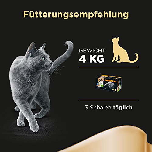 Sheba Adult Katzen-/Nassfutter Multipack, für erwachsene Katzen Sauce Lover in Sauce, 32 Schalen (32 x 85 g) - 4