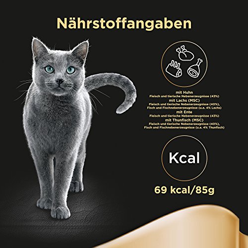 Sheba Adult Katzen-/Nassfutter Multipack, für erwachsene Katzen Sauce Lover in Sauce, 32 Schalen (32 x 85 g) - 5