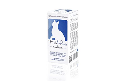 2 Packungen FeliMove motion (2 x 60 ml) Ergänzungsfuttermittel für junge und alte Katzen mit Problemen von Gelenken, Sehnen, Bändern oder Knochen mit EPA, MSM, Glucosamin, Muschelextrakt und Vitaminen - 4