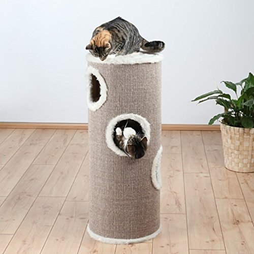 Trixie 4338 Cat Tower, ø 40 cm/100 cm, braun/beige - 3