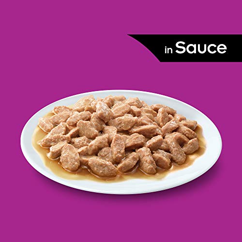 Whiskas Katzen-/Nassfutter Senior 7+ Geflügelauswahl in Sauce, 48 Portionsbeutel (4 x 12 x 100g) - 2