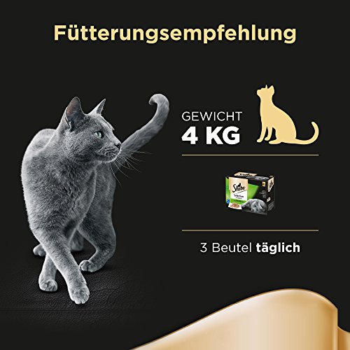 Sheba Adult Katzen-/Nassfutter Multipack, für erwachsene Katzen Selection in Sauce Feine Vielfalt, 48 Portionsbeutel (4 x 12 x 85 g) - 5