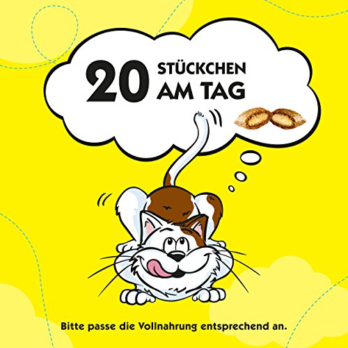 Dreamies Katzensnacks Katzenleckerli Mix mit Huhn und Ente, 6 Packungen (6 x 60g) - 6