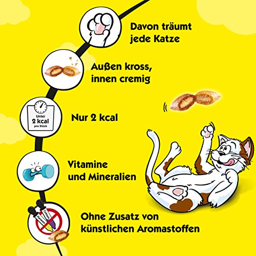 Dreamies Katzensnacks Katzenleckerli Mix mit Lachs und Käse, 6 Packungen (6 x 60g) - 7