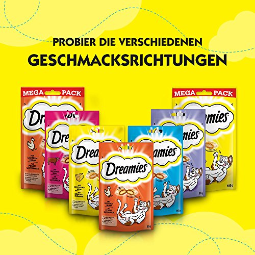 Dreamies Katzensnacks Katzenleckerli Mix mit Lachs und Käse, 6 Packungen (6 x 60g) - 9