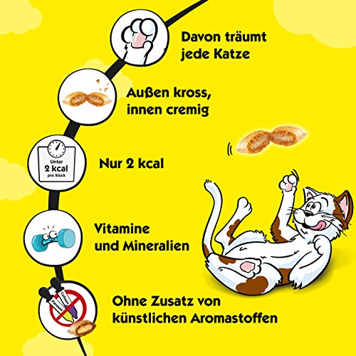 Dreamies Katzensnacks/Klassiker Klassiker, mit Käse, 4 Beutel (4 x 180 g) - 4