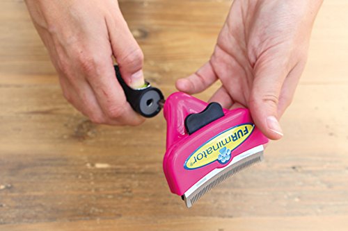 FURminator FURflex, Fellpflegebürste für große Katzen, deShedding-Tool zur Entfernung der Unterwolle, Größe L - 5
