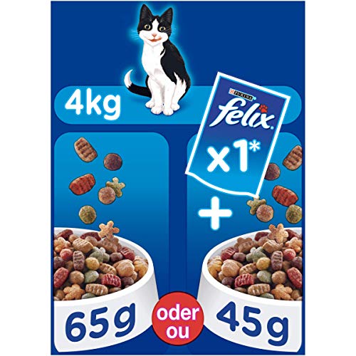 Felix Countryside Sensations Katzentrockenfutter (mit Rind, Huhn und Gemüsezugabe), 6er Pack (6 x 2k g) - 6