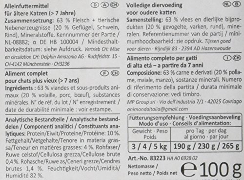 Animonda Vom Feinsten Senior Nassfutter, für ältere Katzen ab 7 Jahren, mit Geflügel, 32 x 100 g - 4