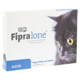 FIPRALONE 50 mg Lsg.z.Auftropf.f.Katzen 4 Stück