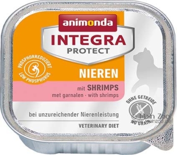 Animonda Cat Schale Integra Protect Niere, 6 x 100g - Shrimps