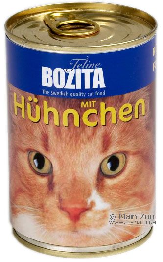 Bozita Feline Nassfutter 6 x 410 g - Hühnchen